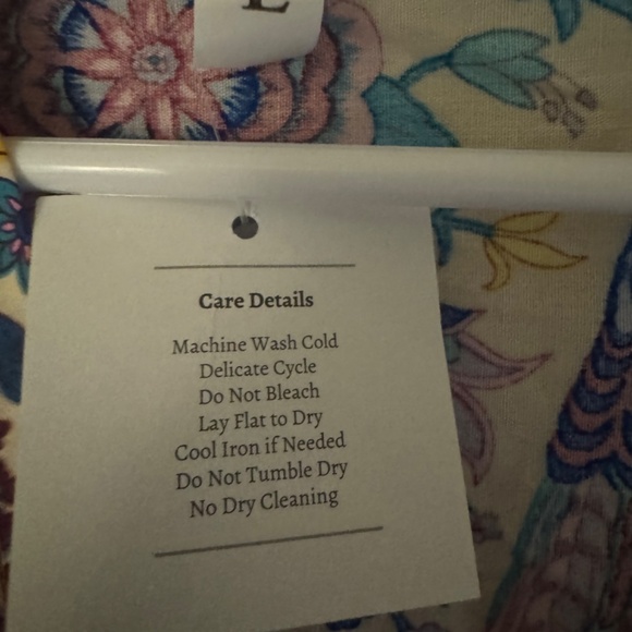 Boho Beach Hut Vintage Floral Print Mini Dress - Picture 4 of 4